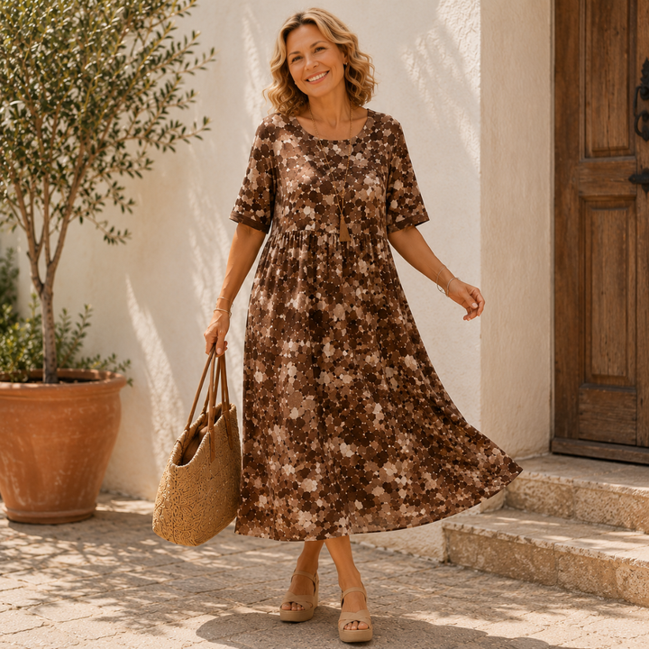 Estelle | Robe D'Été Imprimée