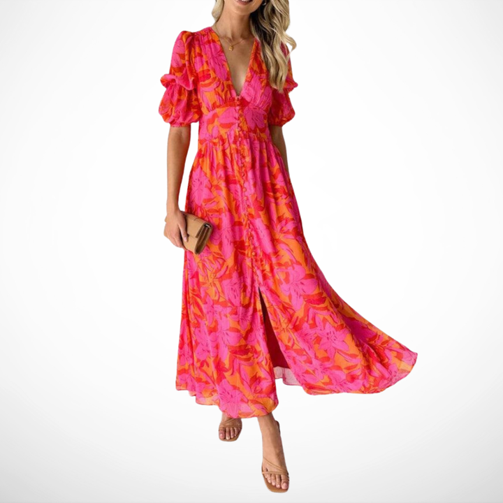 Céleste | Robe Maxi Éclat Solaire