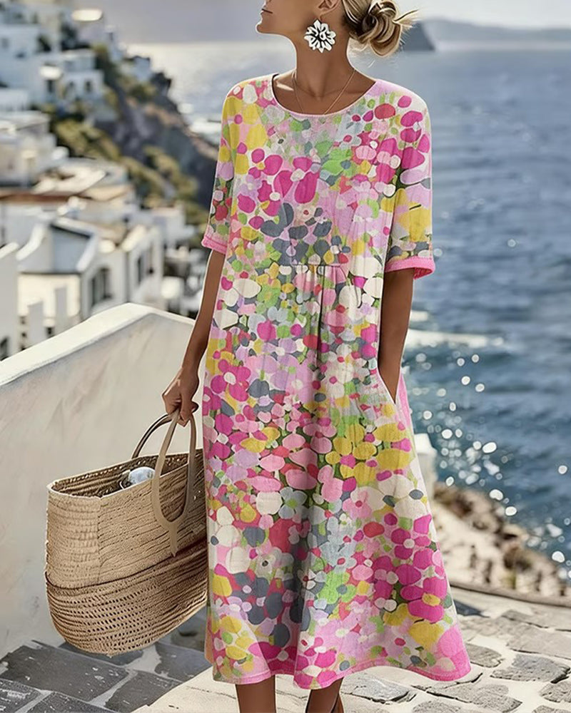 Estelle | Robe D'Été Imprimée