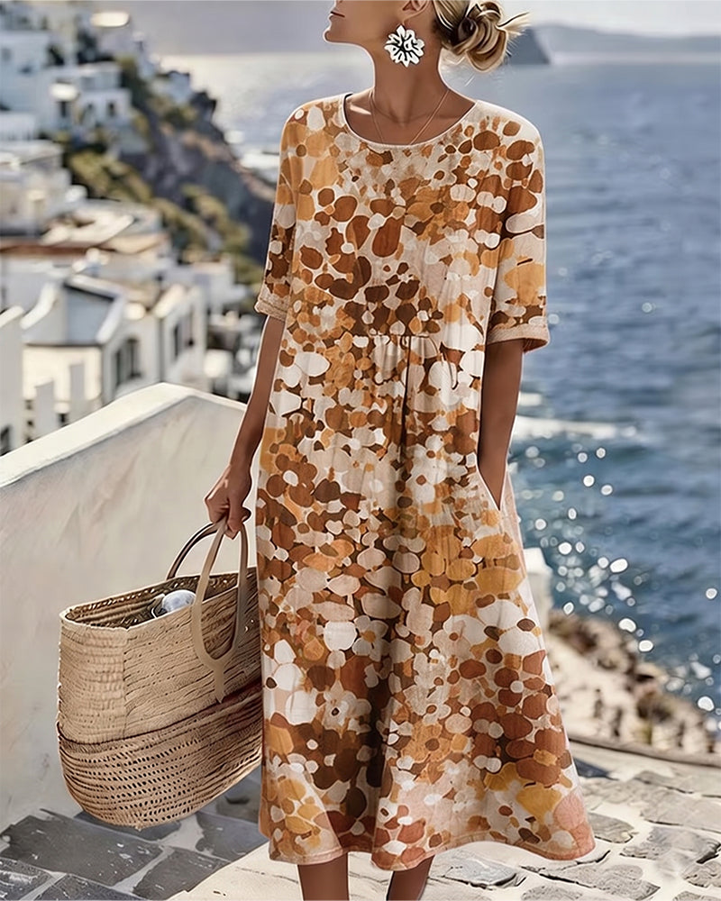 Estelle | Robe D'Été Imprimée