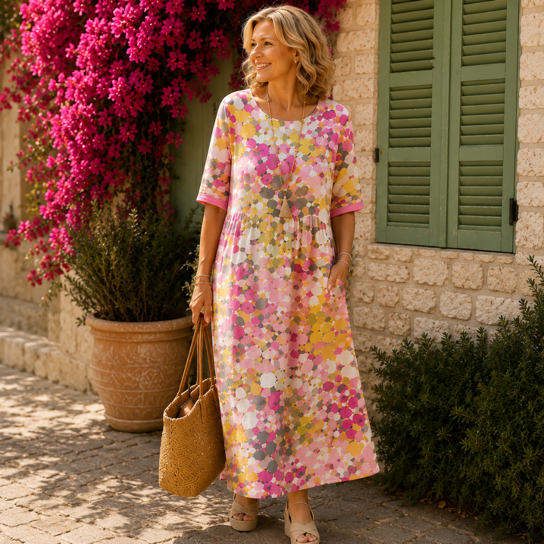 Estelle | Robe D'Été Imprimée
