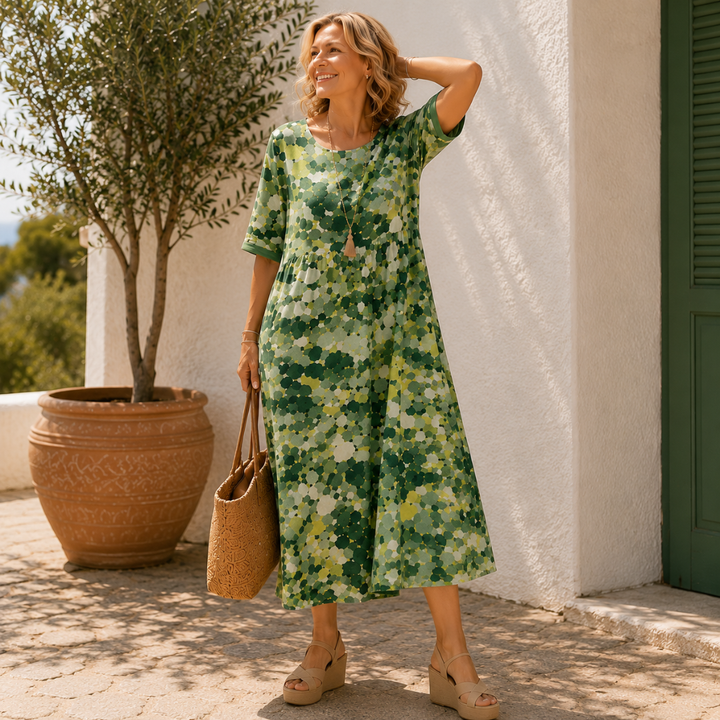 Estelle | Robe D'Été Imprimée