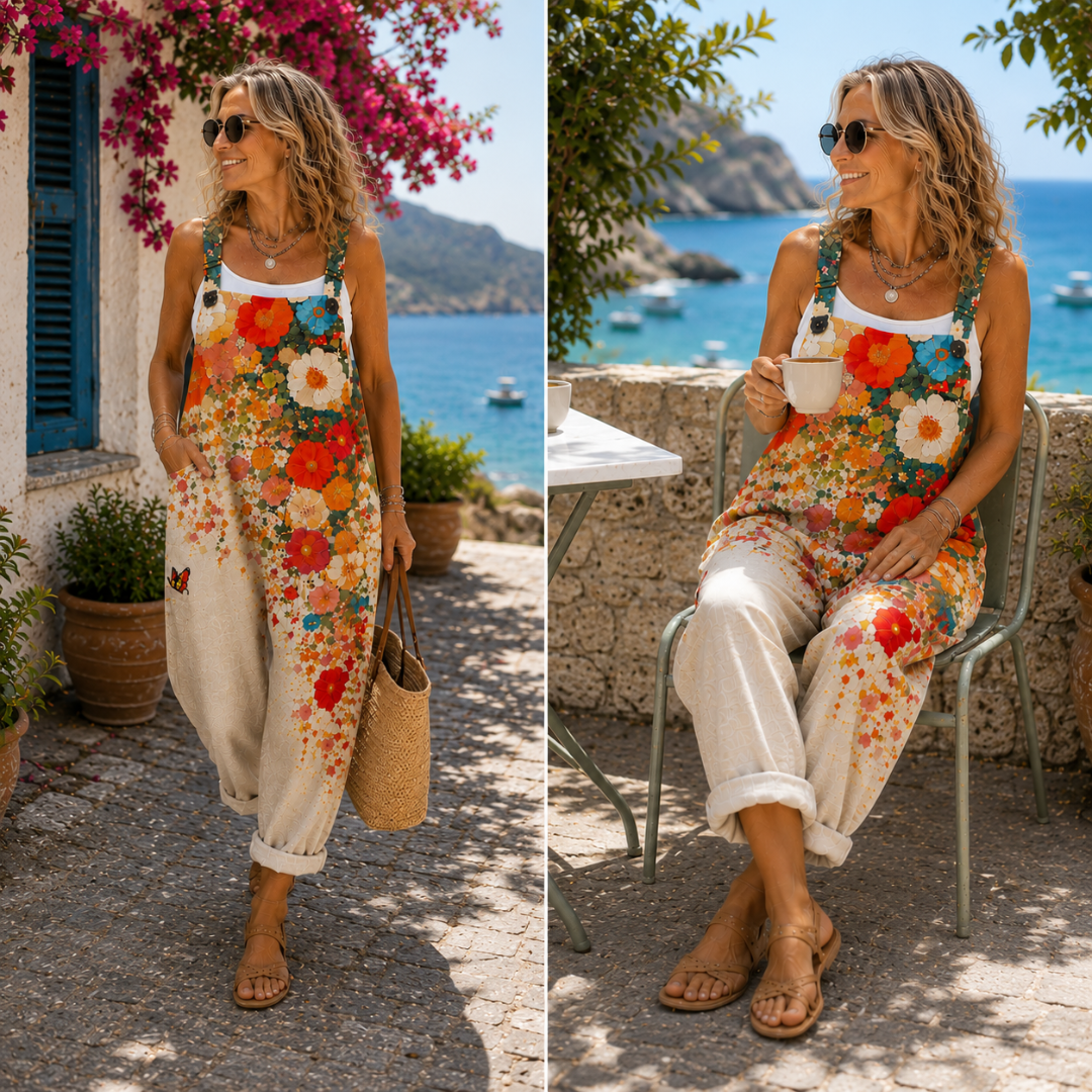 Flore | Salopette Imprimée Confortable