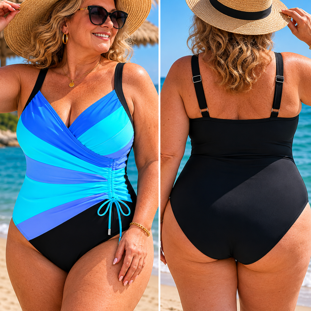 Éloria | Maillot de bain élégant à imprimé coloré