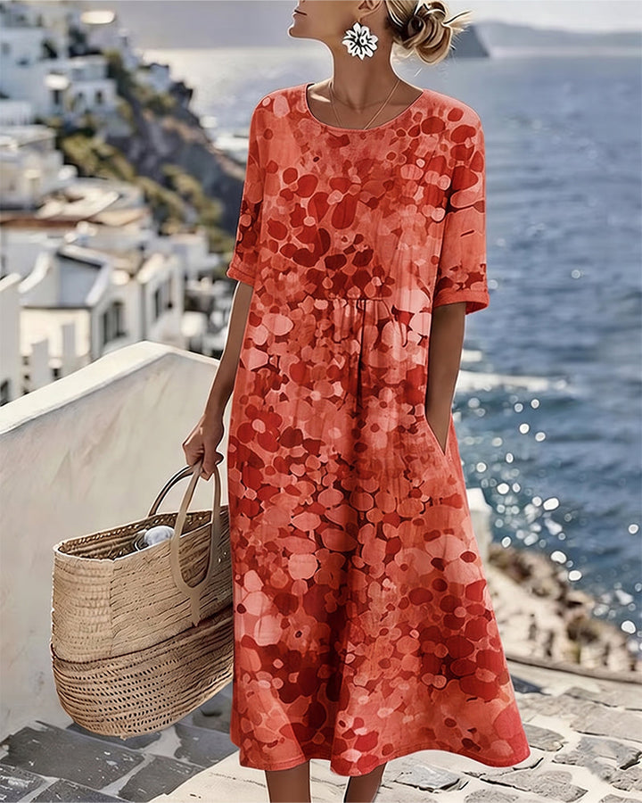 Estelle | Robe D'Été Imprimée