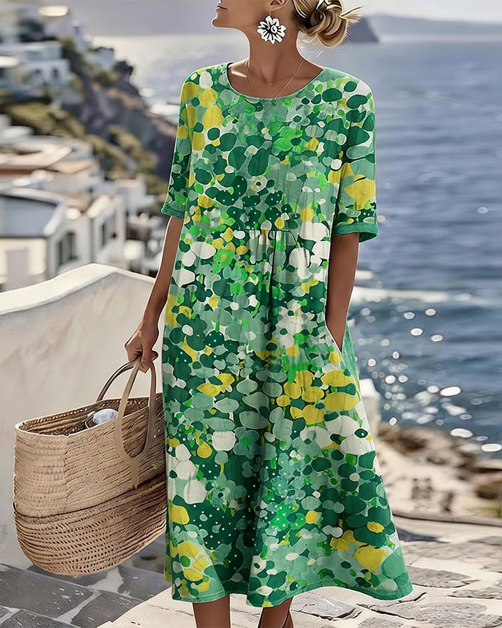Estelle | Robe D'Été Imprimée