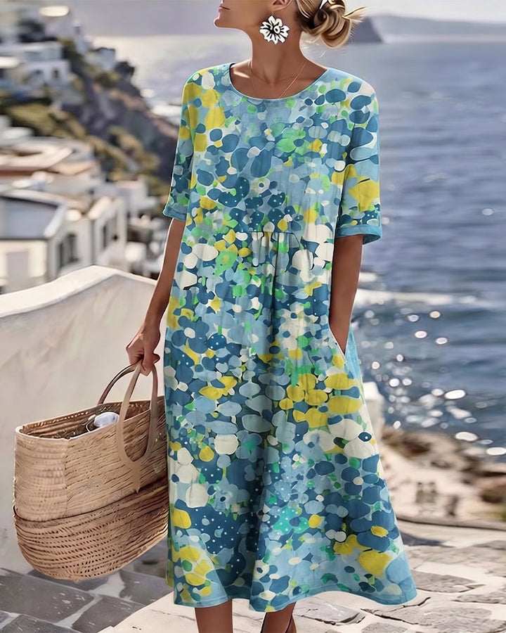 Estelle | Robe D'Été Imprimée